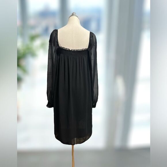 NWT Aritzia Wilfred Free Alana Babydoll Puff Long Sleeve Mini Dress Size L - Picture 5 of 13